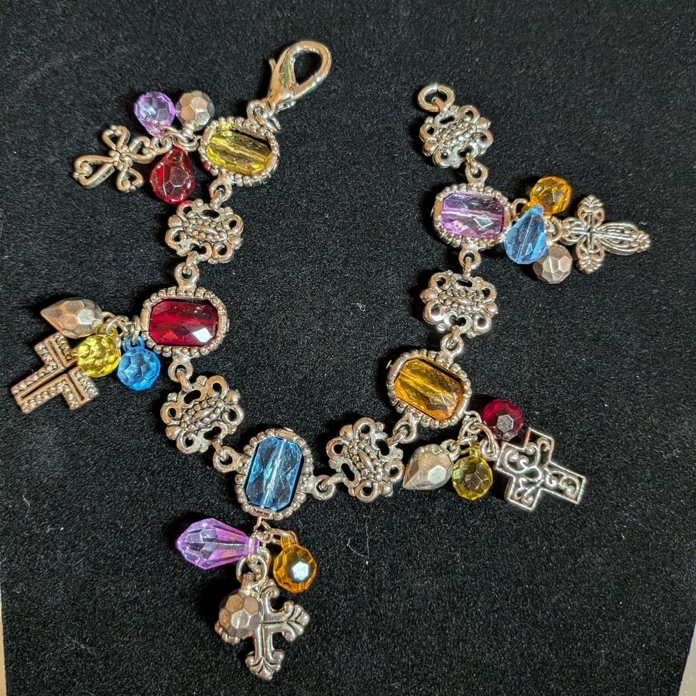 Elegant Multicolor Charm Bracelet